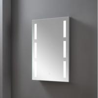 Moderno Gabinete de Baño con Espejo LED Rectangular, Pantalla Táctil, Bluetooth, Antivaho, IP54, Impermeable, de Aluminio y Vidrio, para Montar en la Pared