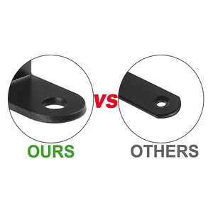 Nhiệm vụ nặng nề kệ màu đen khung sắt kim loại tường DIY Mở Kệ mộc mạc góc khung - Product Image 4