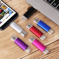 Doble uso Pendrive 64GB usb otg flash controlador para Android y PC