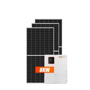 الشمسية الهجين العاكس 8KW عاكس شمسي هجين الهجين العاكس الشمسية 8KW على الخروج شبكة 400VAC مرحلة واحدة ثلاثة المرحلة