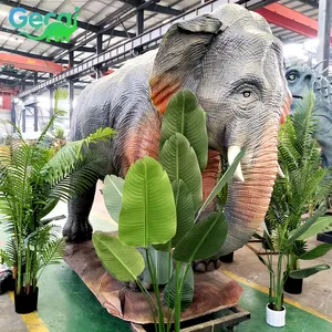 GECAI 유원지 실물 크기 애니매트로닉 동물 로봇 코끼리 모델 판매