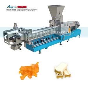 Máquina de producción de mascotas para masticar mascotas Soft Chews Máquina de comida para perros y gatos Masticar golosinas para mascotas Máquina para hacer alimentos en barra - Product Image 1