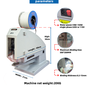 Booster Plastic Staple <b>Machine</b> Semi-Automatic Electric 13mm 15mm <b>Binding</b> With Ultra-Fine Needle For Towels Socks Packaging - Product Image 4