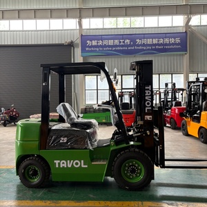 Forklift Diesel Tavol 2.5T Ban Solid Tugas Berat Counterweight Besi Cor Tiang Dua/Tiga Tingkat Penggeser Samping Hidrolik - Product Image 6