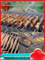 Barbecue extérieur automatique rotatif 15/19/21, grill à brochettes, rotation à 360 degrés