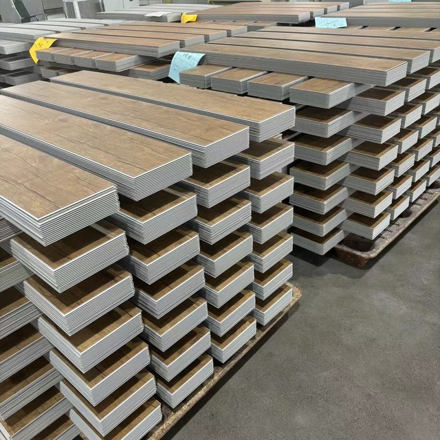 CX 4mm Vinyl SPC Flooring for Indoor Decoration PVC Waterproof Easy Install Interlock Click Tiles Plain European for Hotels