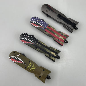 في الهواء الطلق بقاء التكتيكية التخييم OTF سكين للفرد مقبض سبائك الزنك مقبض المحمولة للطي السكاكين مقبض - Product Image 6