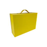Boîte cadeau pliante magnétique en carton rigide noir mat sur mesure avec doublure en éponge et finition pailletée pour mariage