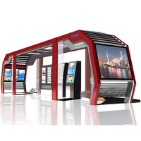 Abri de bus intelligent en gros avec écran LCD numérique, personnalisable OEM, directement du fabricant chinois pour les projets de transport urbain