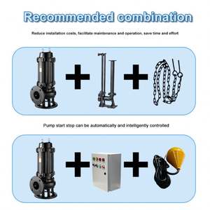 Cast Iron Centrifugal <b>Submersible</b> Sewage Slurry Mud <b>Pump</b> High Pressure Wear-Resistant 40hp - Product Image 2