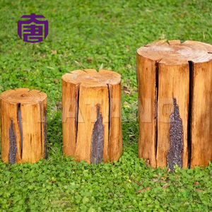 3d <b>Tree</b> Stump Shaped Led <b>Light</b> Customized Ip65 Resin & Fiberglass <b>Outdoor</b> Garden Lighting For <b>Christmas</b> Festival Decorations - Product Image 2