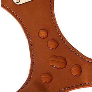 High End Qualidade Luxo Temático Teddy Soft Vegan Pequeno Cão Arnês De Couro Custom Designer logotipo Pet Harnesses Atacado - Product Image 5