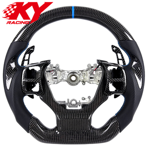 Volante deportivo de fibra de carbono estilo carreras personalizado con levas de cambio para Lexus IS IS250 IS300 IS350 RC RC300 R350 NX - Product Image 1