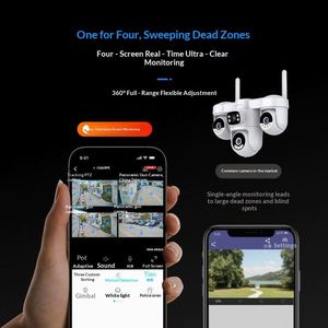 Caméra IP Fisheye 12 MP, Système de Sécurité 16 Canaux avec Caméras 2 MP, Caméra Fabriquée en Chine, Carte Hi3516A, Kits Domestiques, Convertisseur Analogique CCTV Plug & Play - Product Image 4