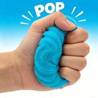 Balle anti-stress en mousse à mémoire de forme à remontée lente, douce et moelleuse, avec extérieur en peluche, pour soulager l'anxiété, entrepôt USA