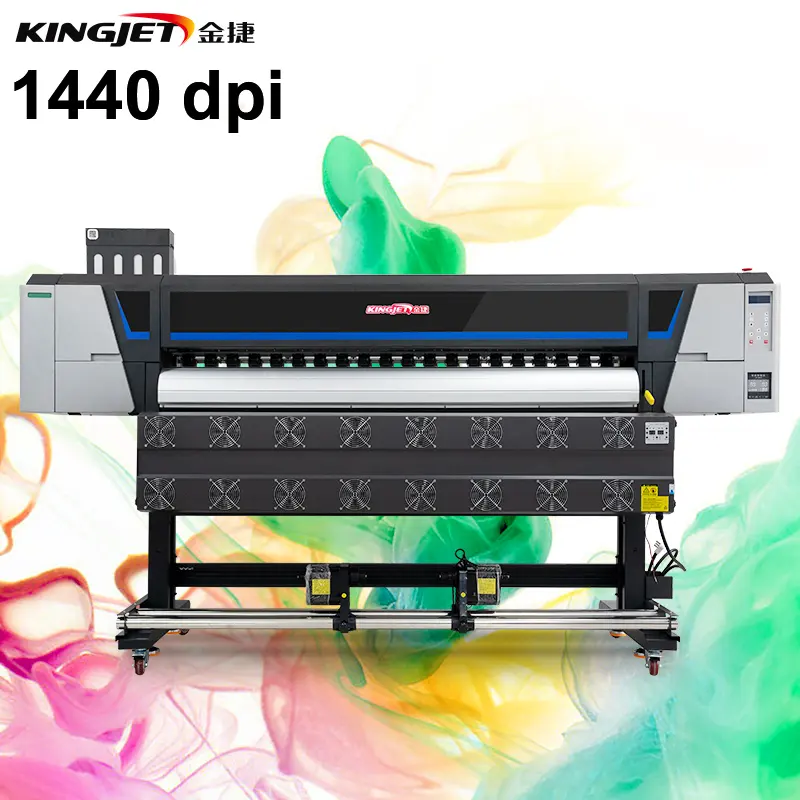 Kinkjet-impresora ecosolvente L1300 para banner/vinilo/máquina de impresión de pegatinas de pared