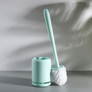 Toilet <b>Brush</b> Set <b>Round</b> Durable Minimalist Design Bathroom Cleaning Essential - Product Image 3
