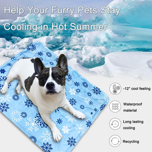Pet <b>Cooling</b> <b>Mat</b> for Dogs & <b>Cats</b>-Breathable Polyester Material All Seasons Indoor Use - Product Image 2
