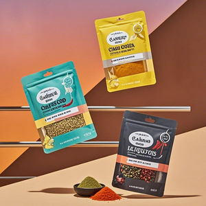 Custom Plastic <strong>Packaging</strong> Ground <strong>Pepper</strong> and Cumin Ziplock Mylar Moisture Proof Aluminium Foil Stand up Pouch - Product Image 2