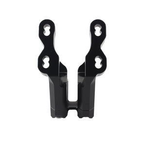 Abrazadera de manillar para motocicleta Zuqing Sur-215 de aluminio rojo para piezas de scooter Dragon Light Bee - Product Image 3