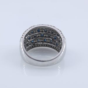 Bague de fiançailles Jewelspaark en diamant 1,20 carats, taille brillant rond, sertissage en canal, argent sterling 925, pour femme - Product Image 4