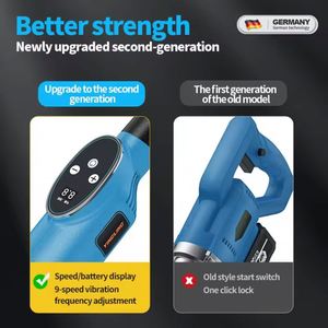 Règle vibrante de nivellement du béton à affichage numérique avec batterie au lithium - Product Image 5