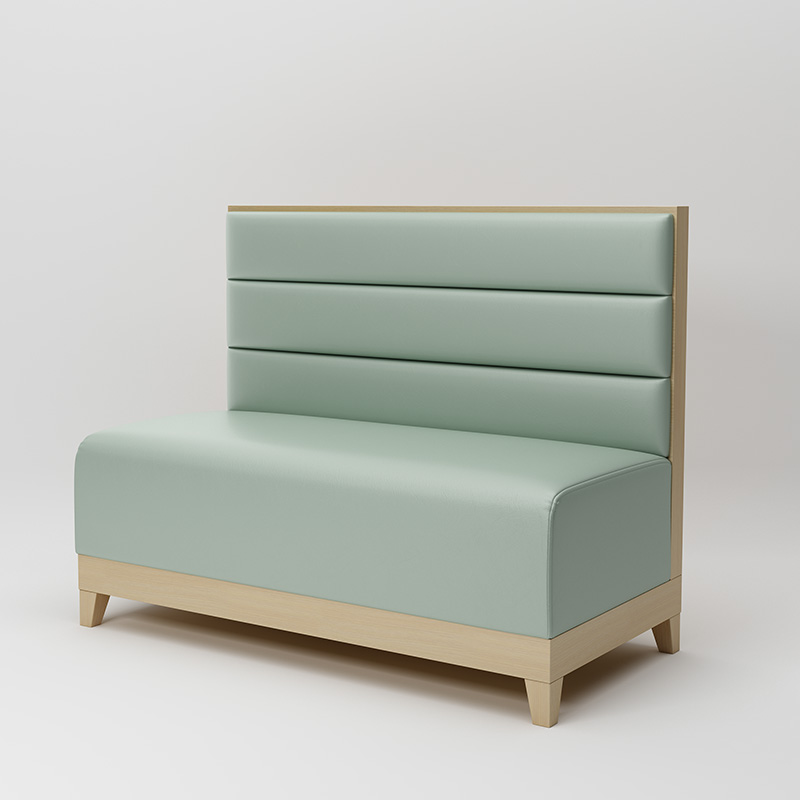 Single side booth