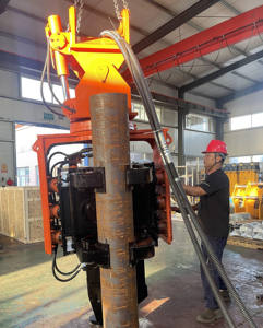 Graafmachine Gebruikte Hydraulische Heimachine, Zijgreep Vibro Hamer Voor Pc200 - Product Image 6