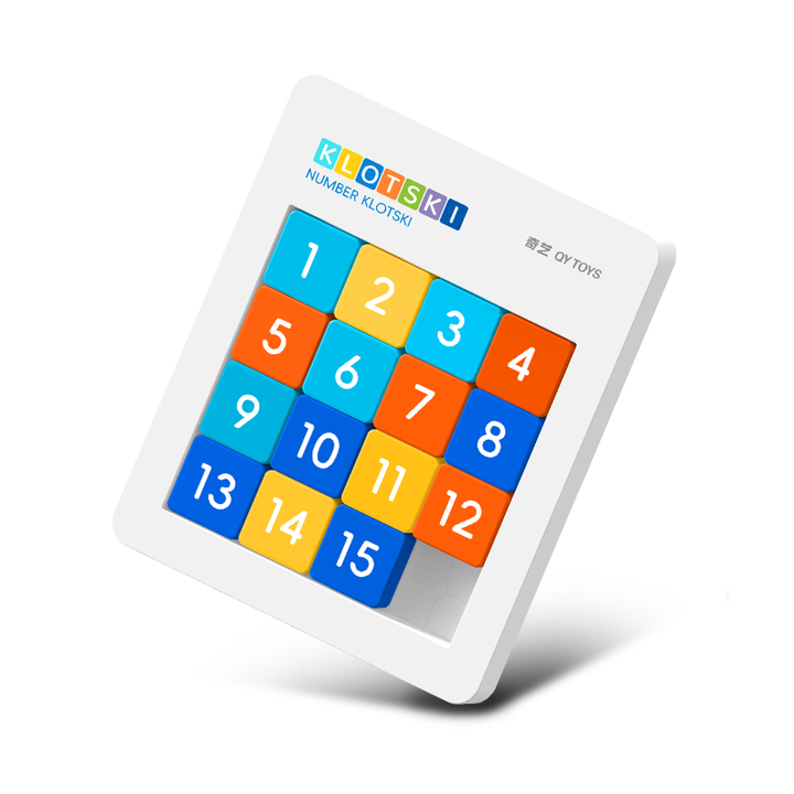QIYI Toys Number 4x4 Klotski Huarong Road Brain teaser Logical