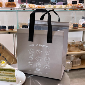 Bolsa Térmica Personalizada con Logotipo para Entrega de Alimentos, Bolsa de Refrigeración de Tela No Tejida con Impresión Personalizada al por Mayor - Product Image 2