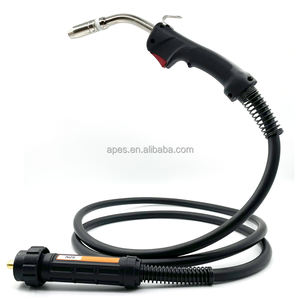 <span class=keywords><strong>MIG</strong></span>-pistola de soldadura de estilo BINZEL, soplete de soldadura <span class=keywords><strong>MIG</strong></span> <span class=keywords><strong>MB15</strong></span> MB25 MB36 MB40 CO2 refrigerado por Gas 3M/4M/5 M, Adaptador europeo - Product Image 3