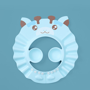 Chapeau visière réglable doux shampooing <span class=keywords><strong>douche</strong></span> protection de bain chapeau de bain pour tout-petit - Product Image 1