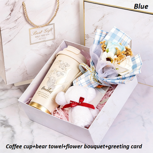 Ensemble cadeau - Tasse à café en acier inoxydable 316 + Bouquet BearTower + Carte de vœux - Durable pour Thanksgiving, la Saint-Valentin et Noël - Product Image 3