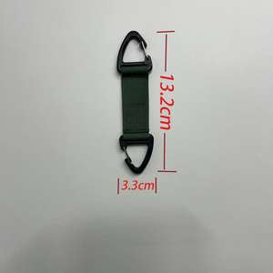 Mosquetón Multifuncional para Exteriores, Gancho Táctico de Nailon, Hebilla de Doble Punto, Hebilla Triangular de Plástico de Liberación Rápida - Product Image 4