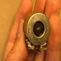 Nouveau Potentiomètre à Tube Nervuré Audio Stéréo Double CTS 500k Vintage 1965 Original en Stock (QTY)