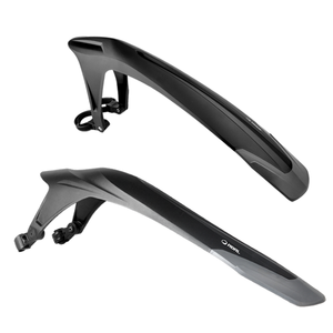 Ensemble de garde-boue de 26 pouces pour <span class=keywords><strong>BMX</strong></span> et vélo, bras de fourche avant et arrière, ailes inclinées en noir pour VTT DH FS XC, matériau en caoutchouc durable - Product Image 1