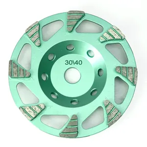 High-end diamond grinding wheel for diamond grinder for faster grinding of concrete, screed and natural stone