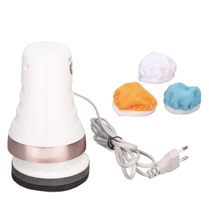 Multi-functional Handheld <strong>Cloth</strong> Covered <strong>Face</strong> Lift Fat Pusher Slimming Bodybuilding Electric Massage Machine EU/<strong>UK</strong>/JP Compatible - Product Image 2