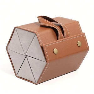 Estuche Organizador de Gafas de Sol de Cuero con Compartimentos para Exhibición de Lentes, Accesorio para Hombres y Mujeres - Product Image 2