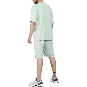 Ensemble 2 pièces de t-shirts et shorts pour hommes de qualité supérieure à prix raisonnable ensembles de shorts pour hommes fabriqués dans les meilleurs matériaux pour une utilisation estivale décontractée - Product Image 4