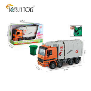 <span class=keywords><strong>Camion</strong></span> <span class=keywords><strong>della</strong></span> <span class=keywords><strong>Spazzatura</strong></span> <span class=keywords><strong>Giocattolo</strong></span> con Funzione di Scorrimento, Materiale Plastico, Veicolo per la Raccolta Rifiuti a Inerzia - Product Image 6