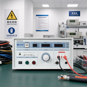 <b>HD</b> Hipot Withstand Voltage Insulation Tester LCD Display 200mA Leakage Current Timer for <b>Cable</b> Wire Appliance IEC VDE - Product Image 1