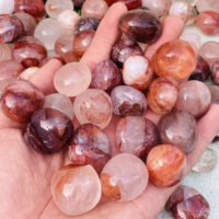 Quartz de feu naturel poli de 2-3 cm, pierres et gravier de quartz pour la décoration intérieure