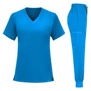 Uniformes médicaux Haut de récurage à col en V avec 1 poche avant coutures latérales pour un look sur mesure pour les professionnels de la santé - Product Image 6