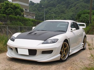 Phù hợp với mô hình Mazda <span class=keywords><strong>rx8</strong></span> JR để sửa đổi cản trước lớn, tay cầm bơm phía trước, váy phía sau và cánh sau. - Product Image 4