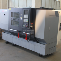 Torno CNC de Cama Plana Horizontal con Optimización Inteligente de Parámetros de Proceso, Control GSK, Rieles Cerámicos de Ultra Larga Duración