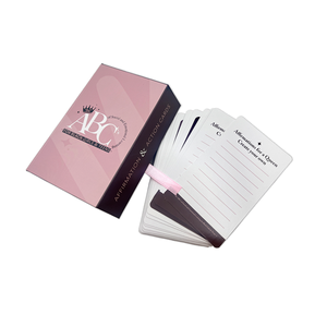 Jeux de cartes de <span class=keywords><strong>couple</strong></span> Offre Spéciale impression <span class=keywords><strong>jeu</strong></span> de cartes de questions d'affirmation positive cartes roses imprimées personnalisées avec boîte magnétique - Product Image 3