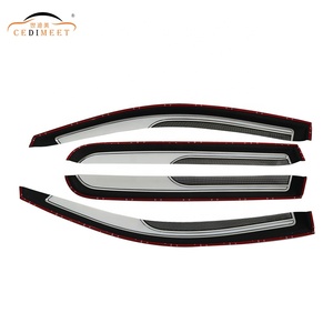Escudo de ventilación Exterior para coche con humo, Deflector de ventana acrílica, visera para <span class=keywords><strong>puerta</strong></span>, visera para lluvia y <span class=keywords><strong>sol</strong></span>, uso para Hilux <span class=keywords><strong>Vigo</strong></span> 2005-2011 - Product Image 4