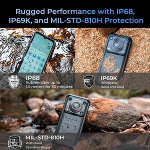 Toàn Cầu Phiên Bản Oukitel Wp36 Pro 6GB + 256GB IP68 Không Thấm Nước Nhận Dạng Dấu Vân Tay 10600MAh 6.52 Inch 4G Điện Thoại Di Động - Product Image 4