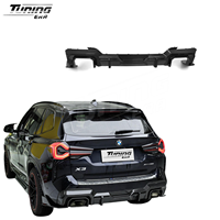 Tuning Era Diffuseur arrière en fibre de carbone sec Ajouter Kit de carrosserie pour BMW X3 G01 LCI 2022 + Mise à niveau